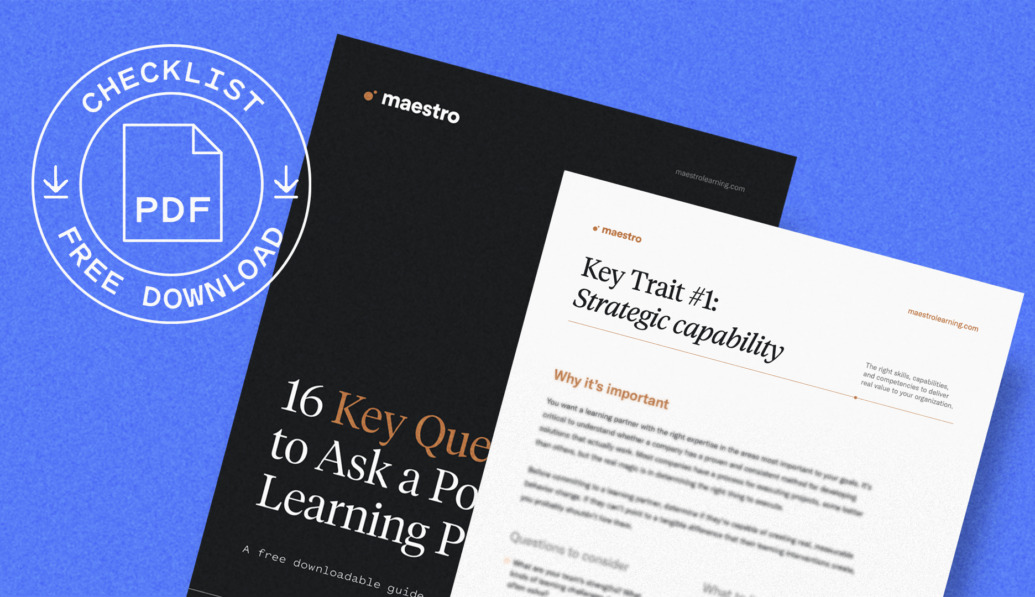 Key Questions to Ask a Potential Learning Partner