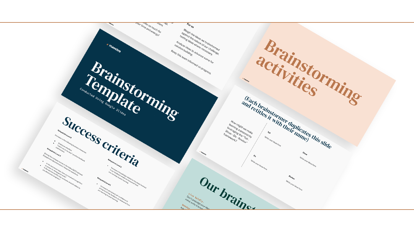 Brainstorming template
